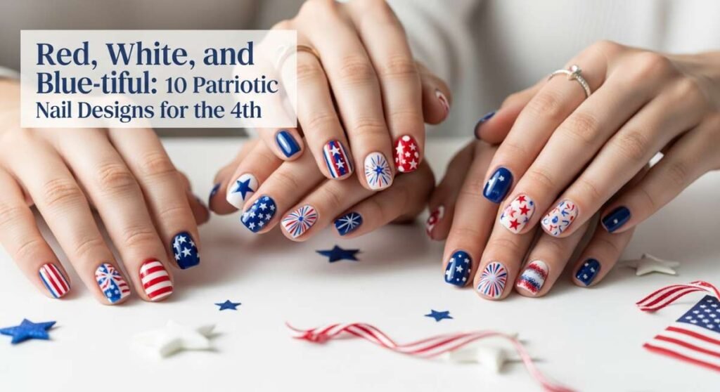 Red, White, and Blue-tiful: 10 Patriotic Nail Designs for the 4th