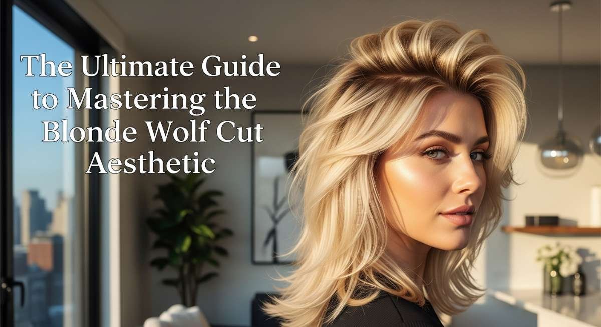 The Ultimate Guide to Mastering the Blonde Wolf Cut Aesthetic